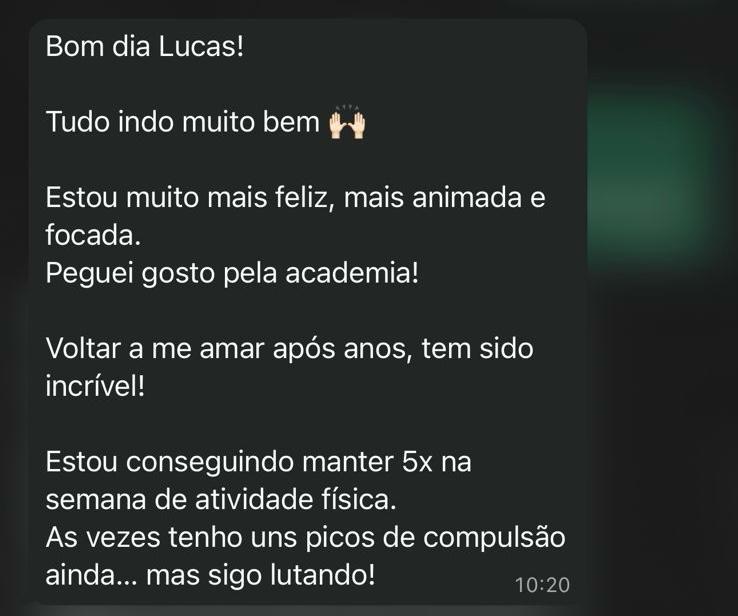 Depoimento paciente