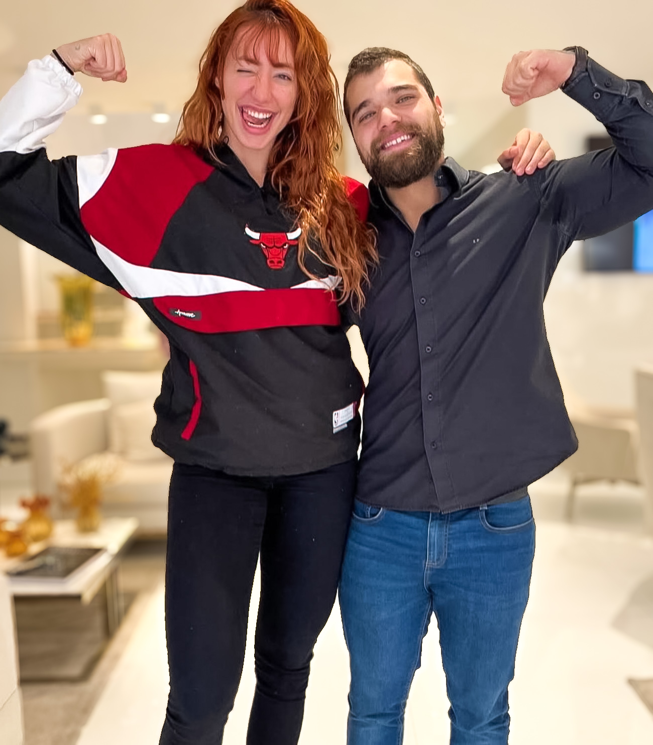 Nicole Louise e Lucas Peralles