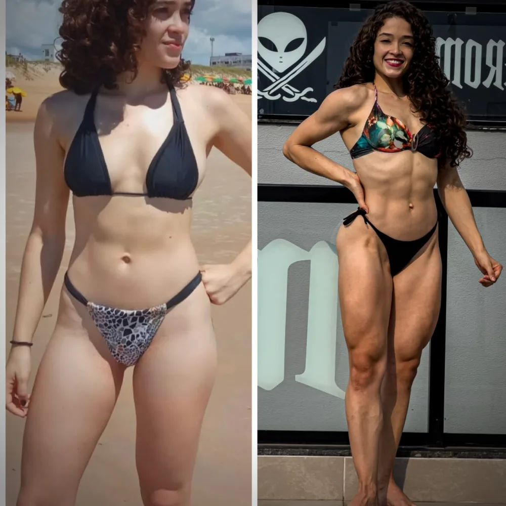 Antes e depois - transformação real de paciente do nutricionista Lucas Peralles em Tatuapé